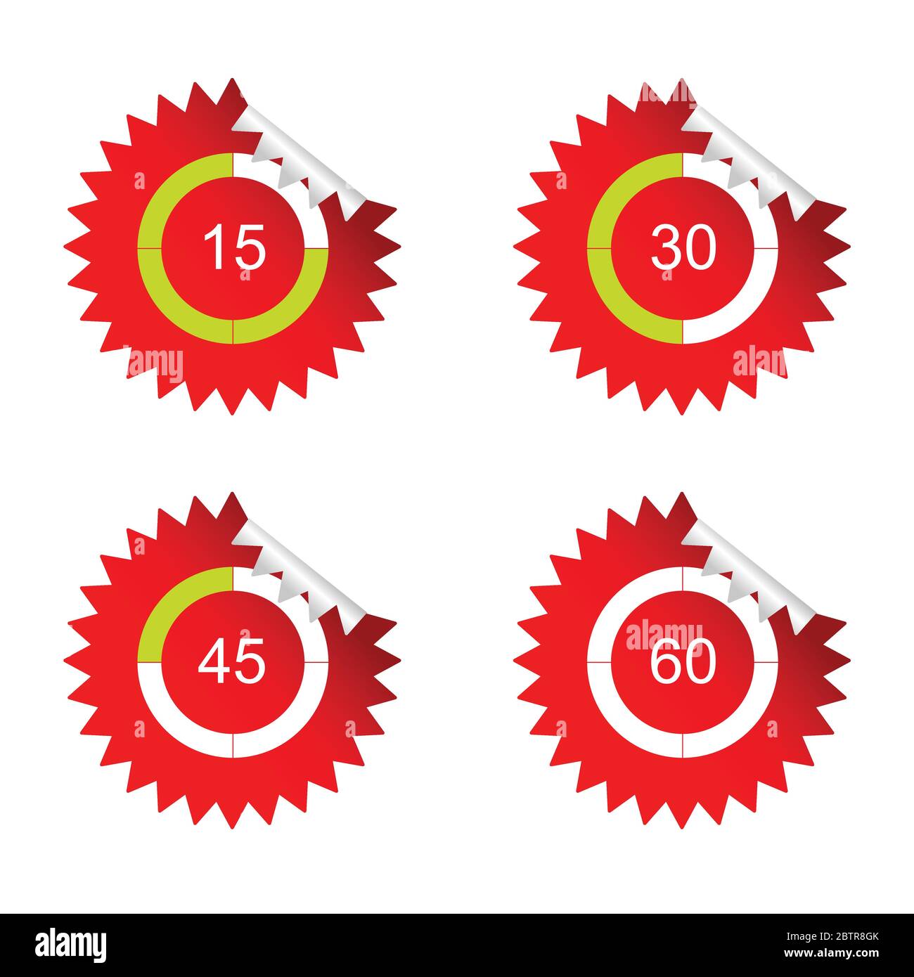 Sticker clock hi-res stock photography and images - Alamy