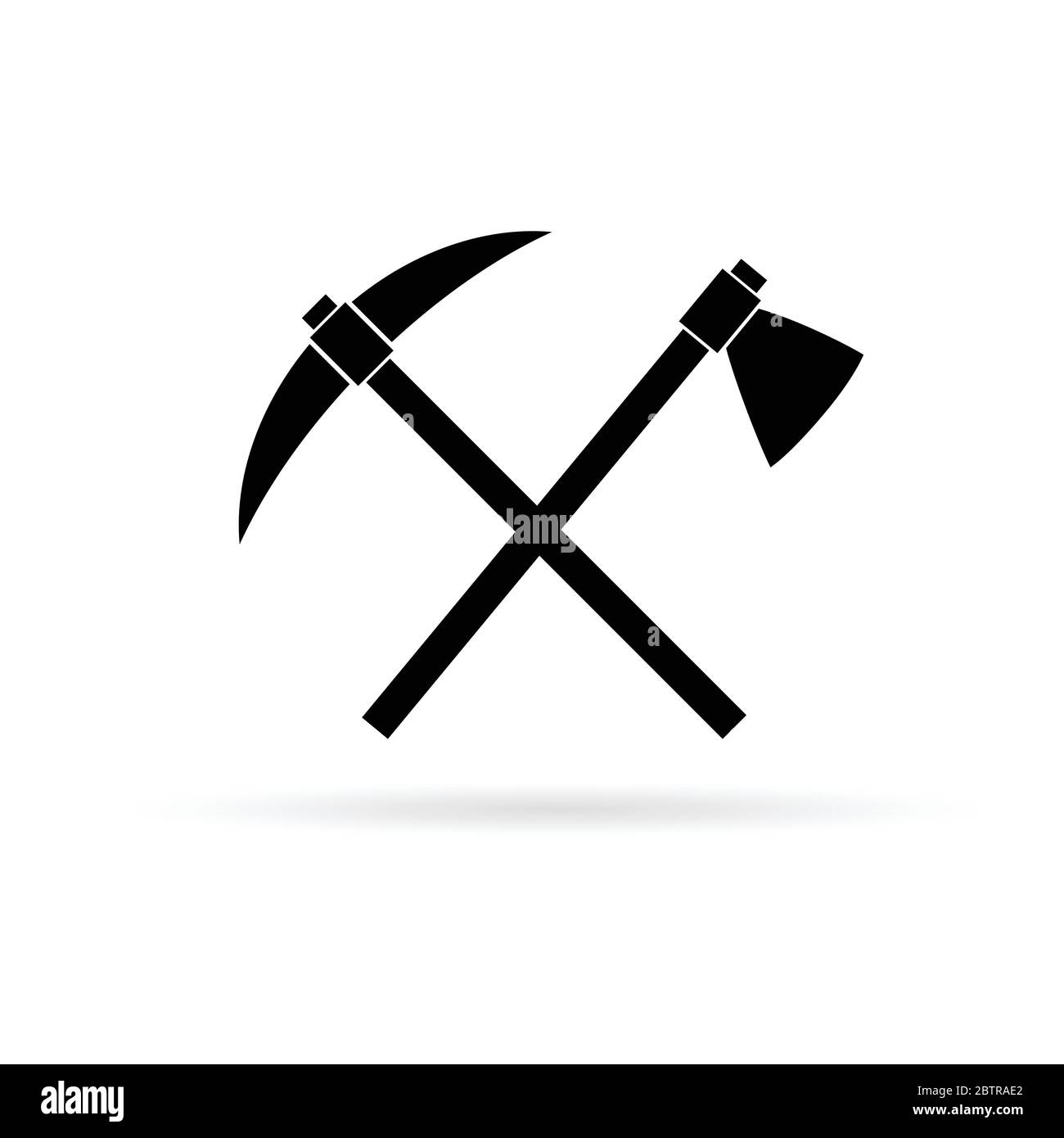 tool black vector silhouette on a white background Stock Vector