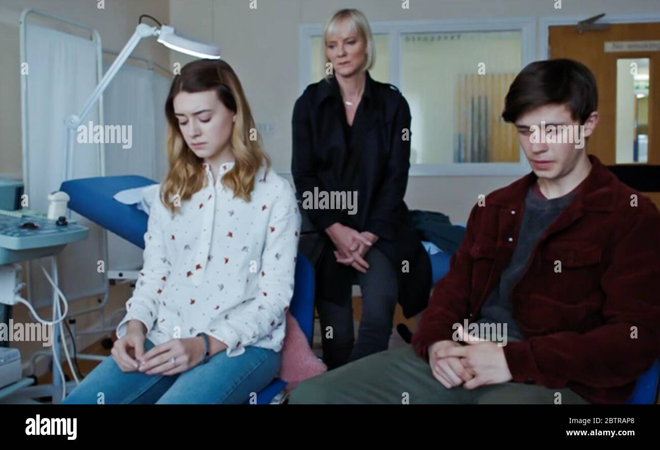 UK Daisy Edgar Jones And Hermione Norris In A Scene From The ITV TV 