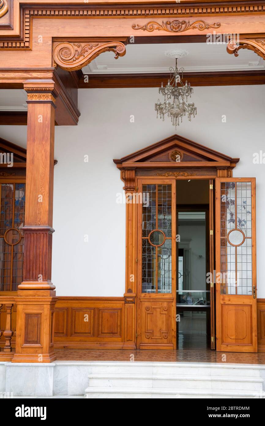 Andres Del Castillo Museum in Casa Belen, Plaza San Martin, Lima, Peru, South America Stock Photo