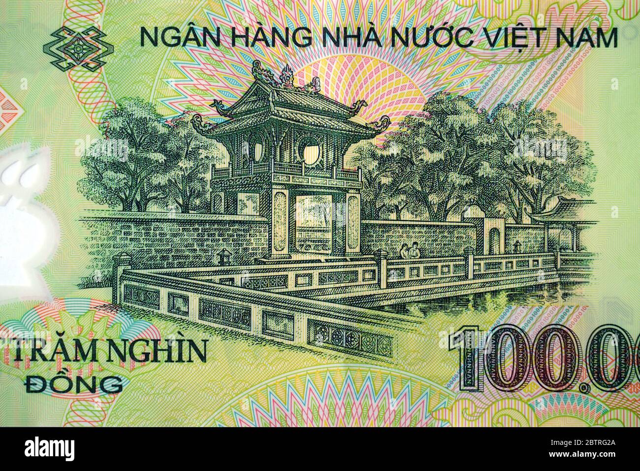 one hundred thousand dongs, Vietnamese đồng, Vietnamesischer Dong, VND