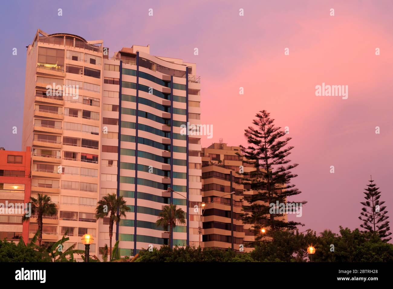 Apartments in Miraflores District, Lima, Peru Stock Photo Alamy