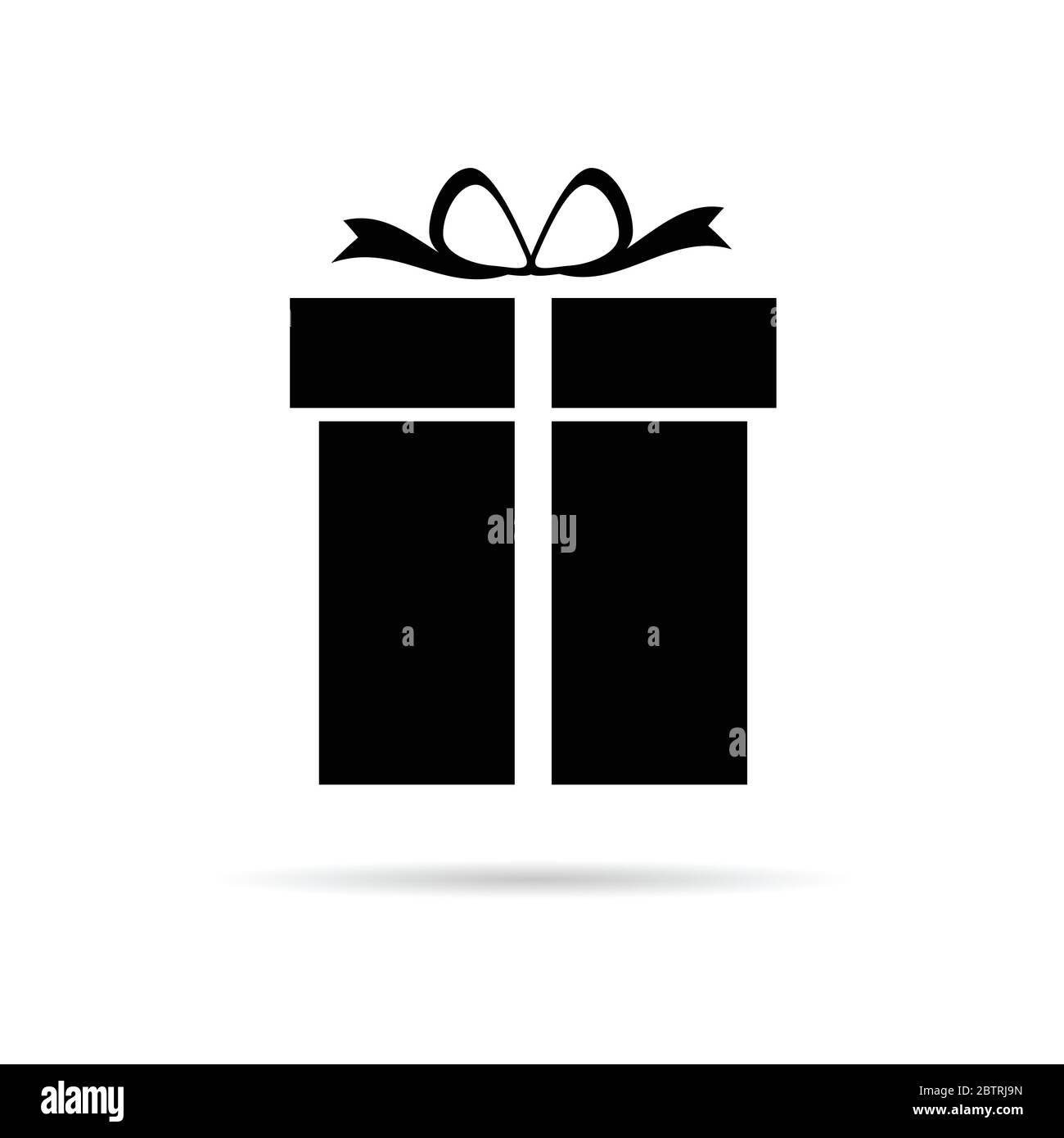 gift box black and white vector Stock Vector Image & Art - Alamy