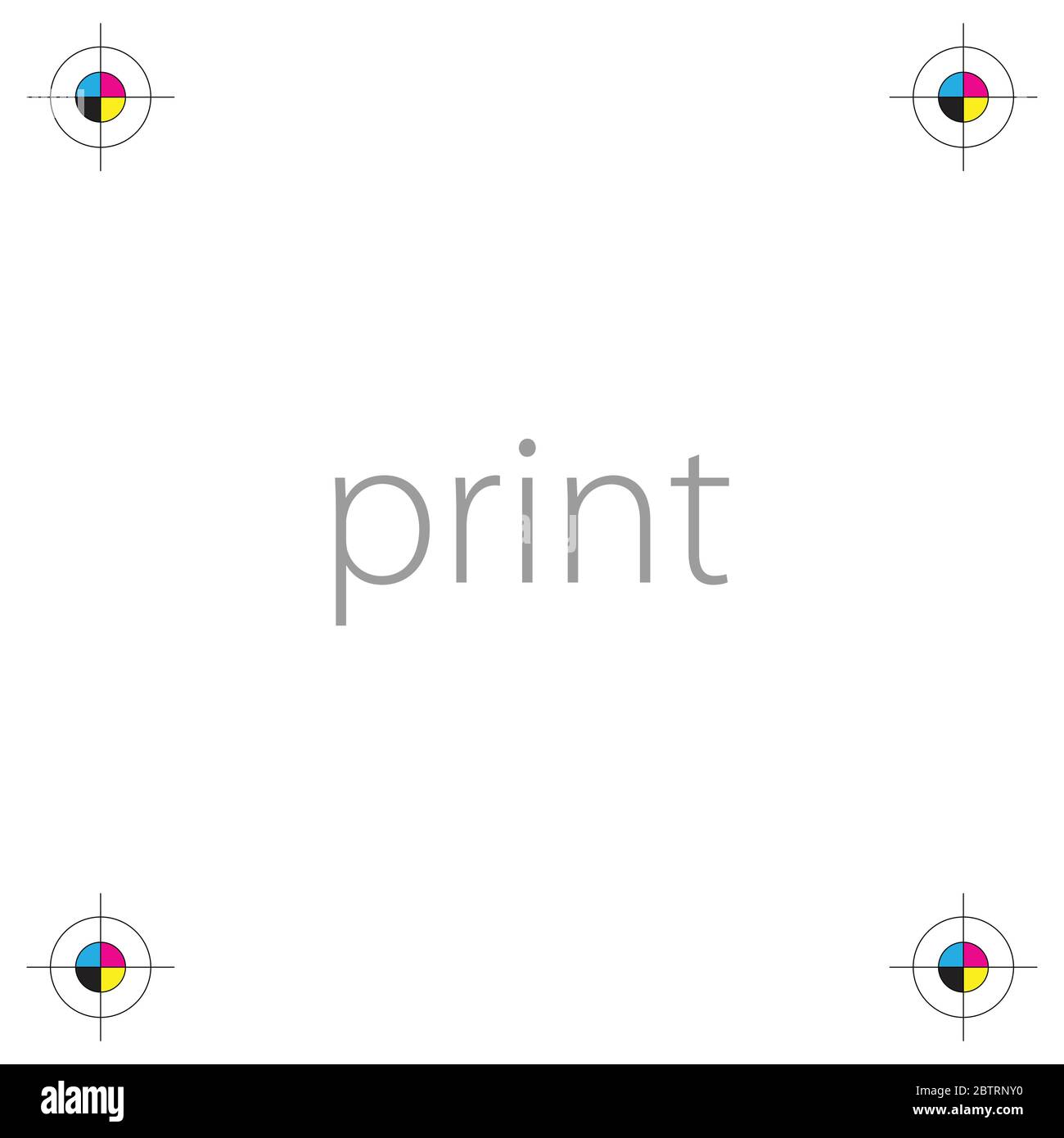 print icon cmyk color vector Stock Vector Image & Art - Alamy