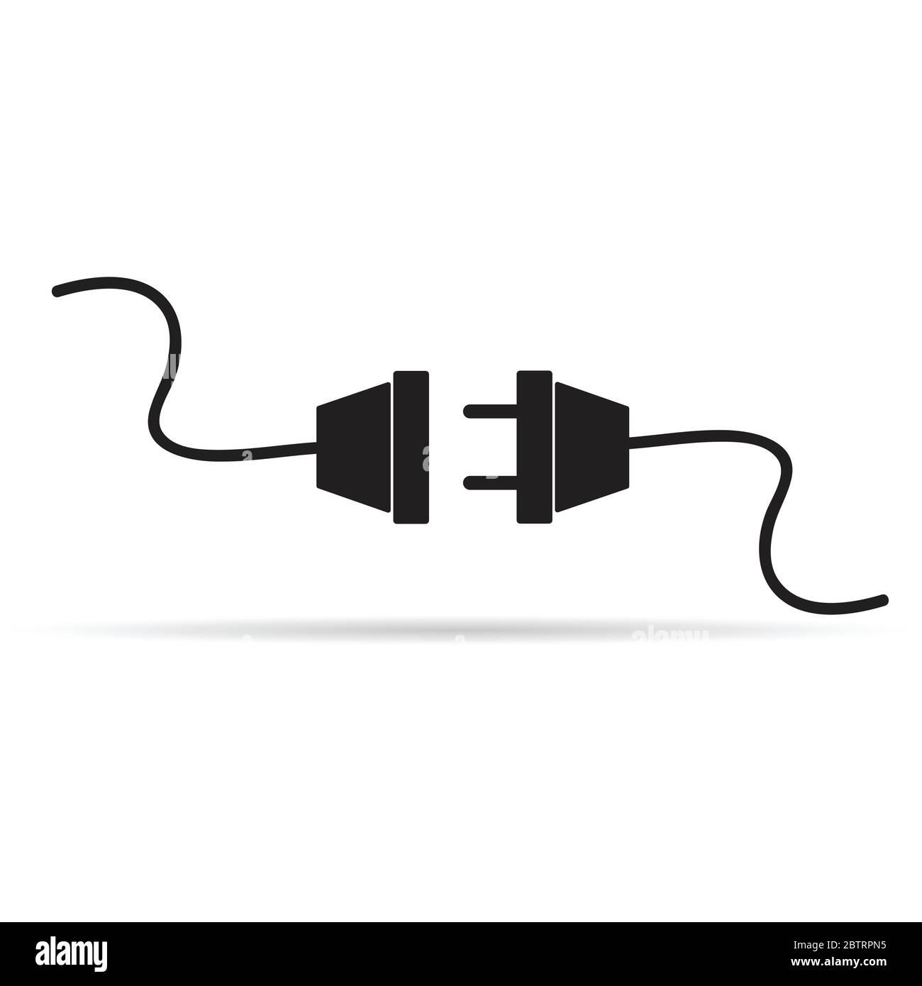 power cord vector illustration Stock Vector Image & Art Alamy