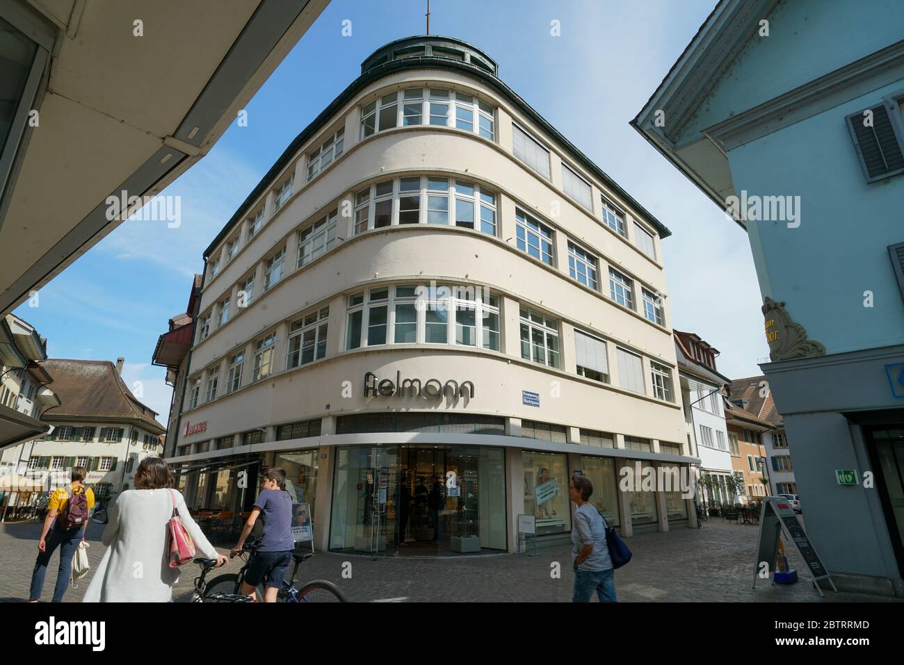 Magazin building in the style of Neues Bauen Stock Photo