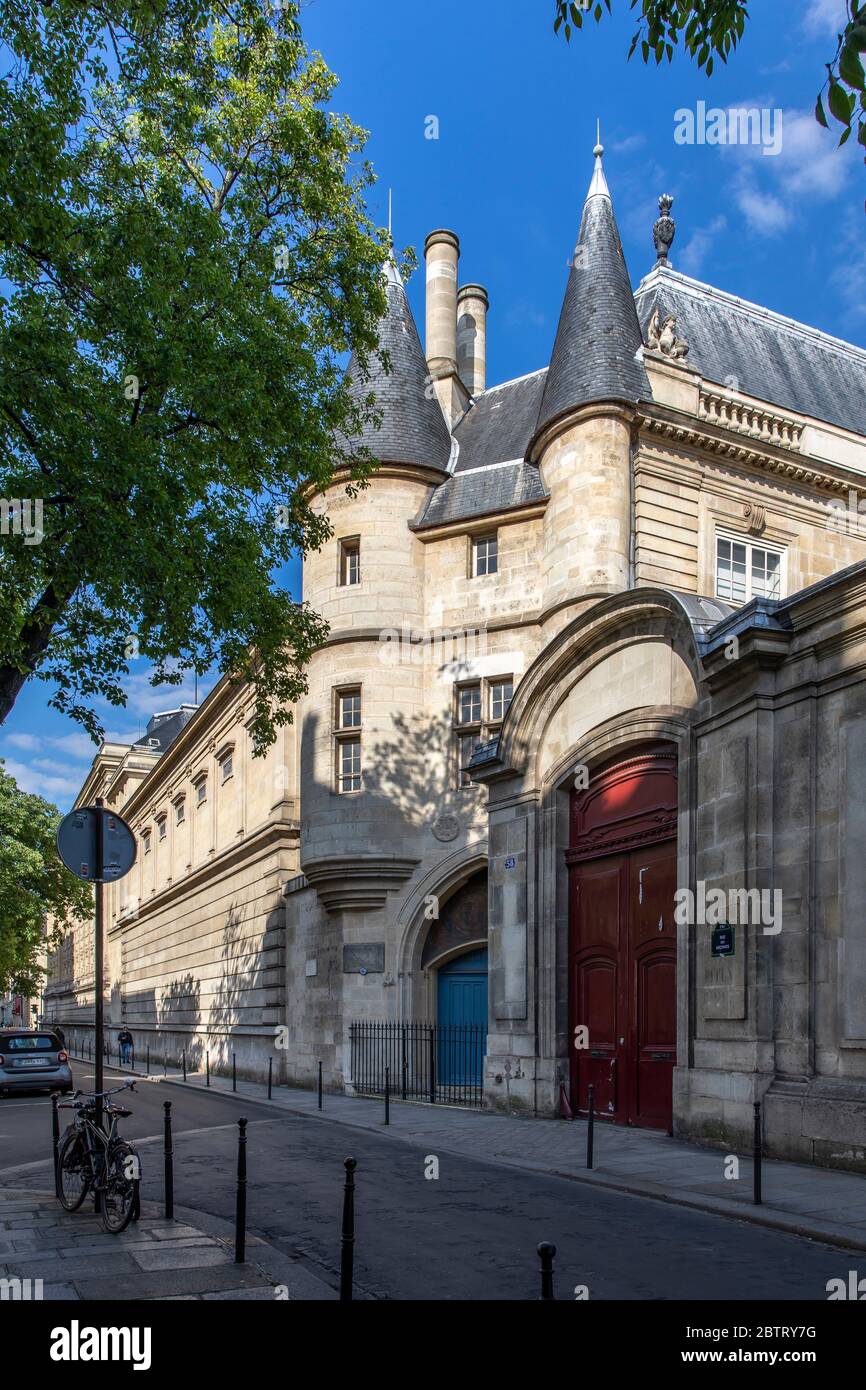 Paris, France - May 14, 2020: The National Archives monument in Paris Stock Photo
