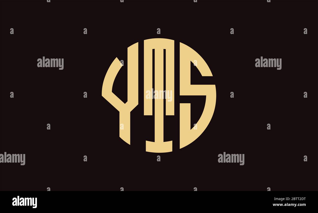Yts Circular Emblem Alphabet Letter Vector Logo Template Stock Vector Image Art Alamy