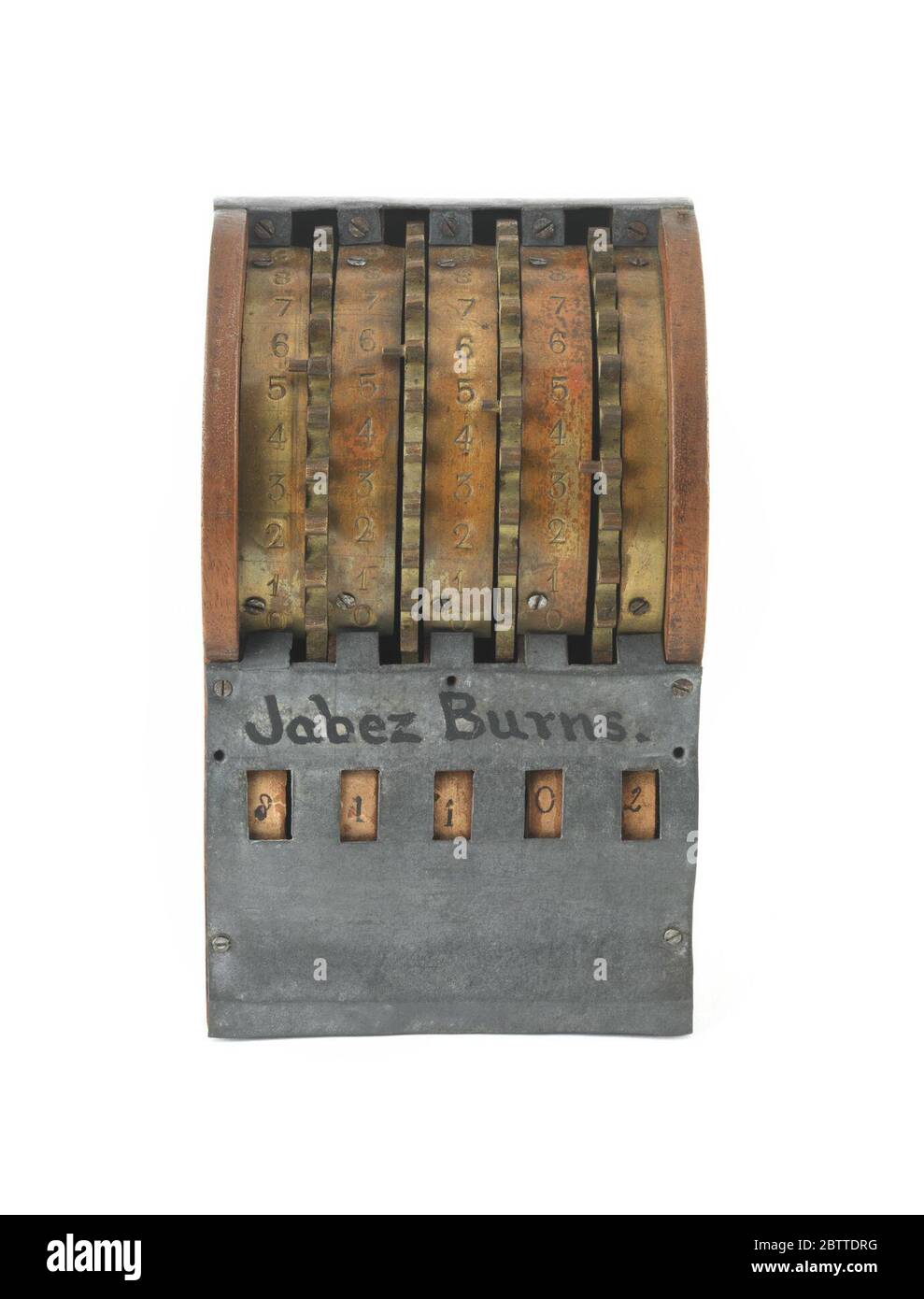 Burns Addometer. This U.S. patent model for a lever-set non-printing ...