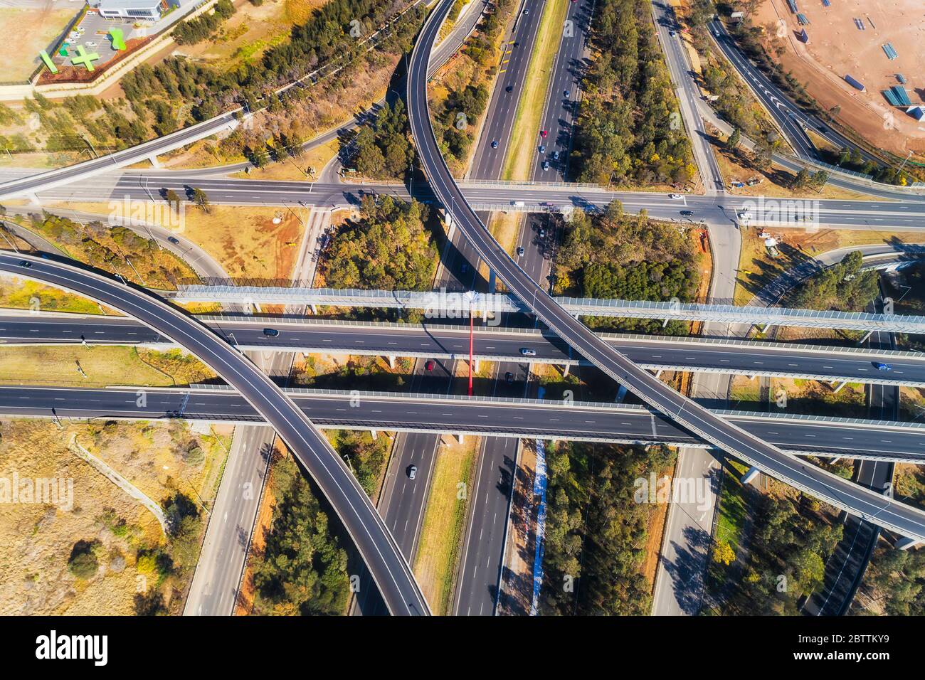 Aerial photograph of Five Points Intersection, Union, New Jersey, U.S.A  Stock Photo - Alamy