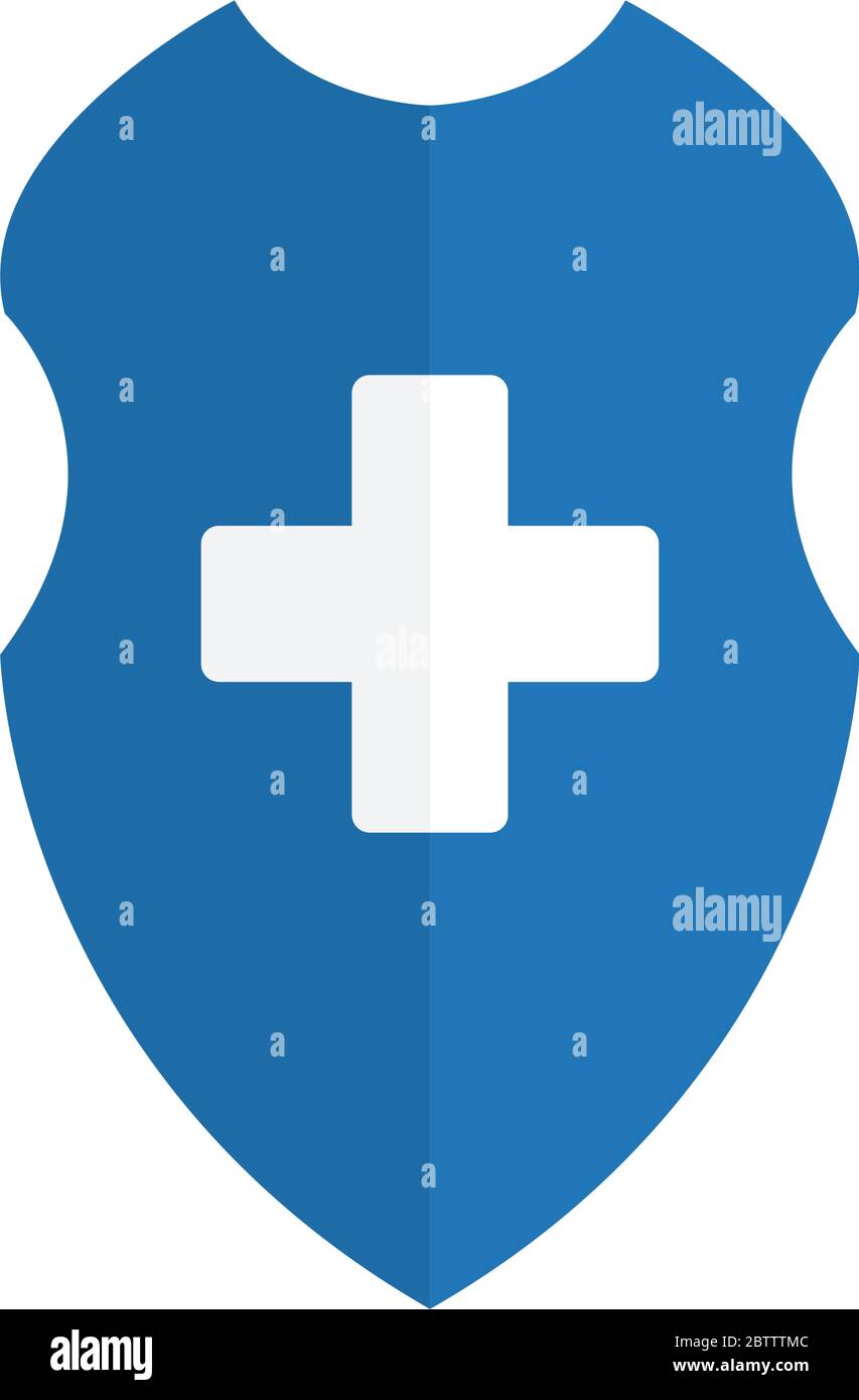 Medical shield icon. Medical protection sign Stock Vector Image & Art
