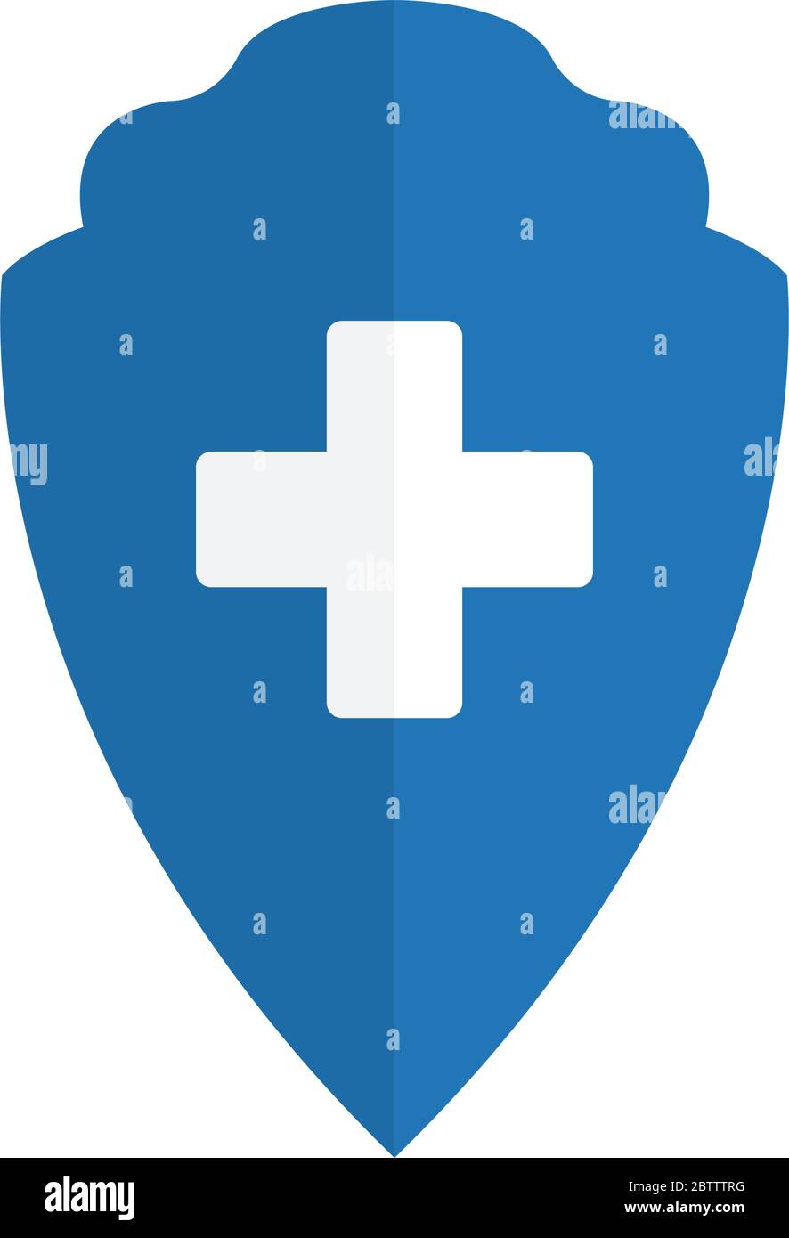 Medical shield icon. Medical protection sign Stock Vector Image & Art ...
