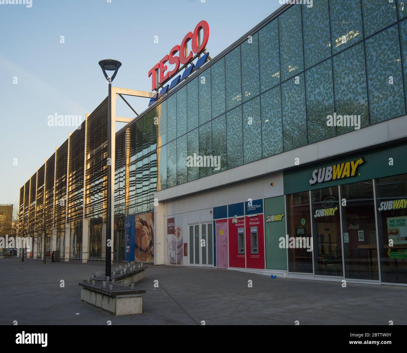 Tesco Superstore in Highams Park, outside view. London Stock Photo Alamy