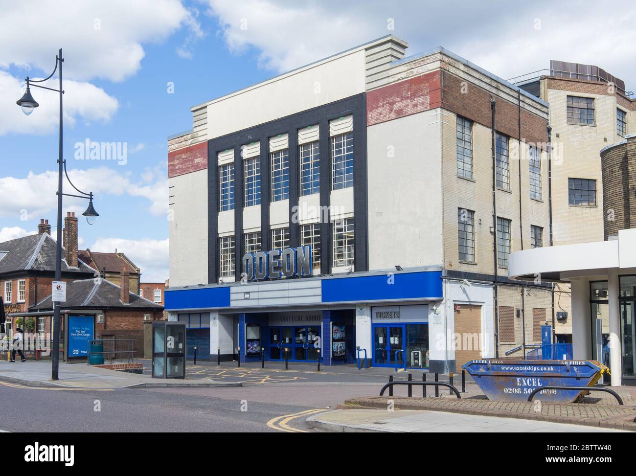 The outside of the Odeon Cinema in South Woodford. Essex, England Stock Photo