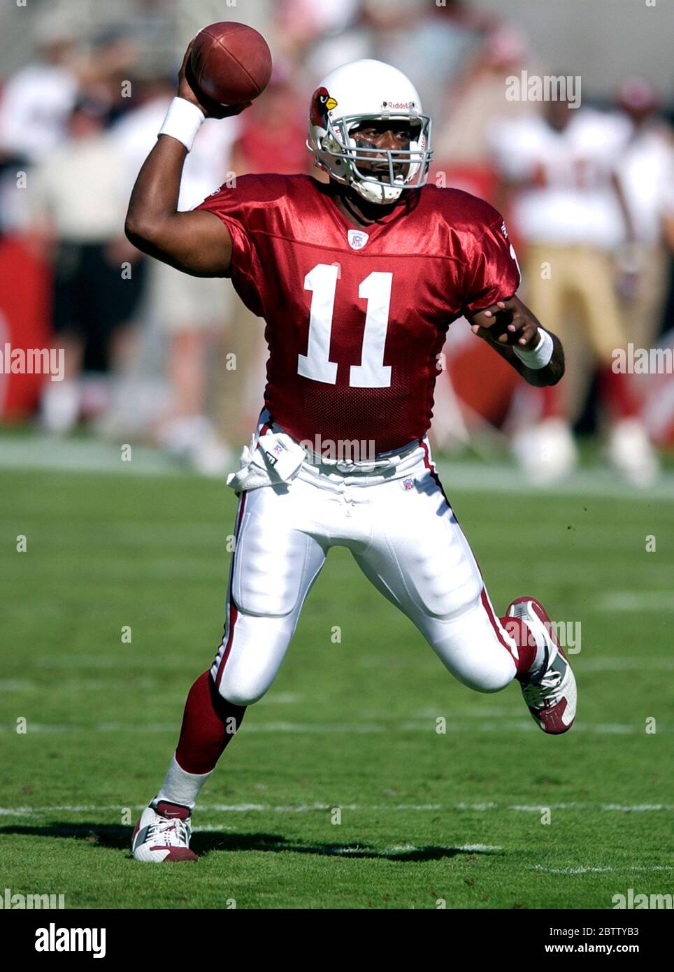 San Diego, United States. 16th Aug, 2003. Arizona Cardinals quarterback  Jeff Blake. The Cardinals defeated the Chargers, 16-13, in the NFL  preseason game at Qualcomm Stadium in San Diego, Calif. on Saturday