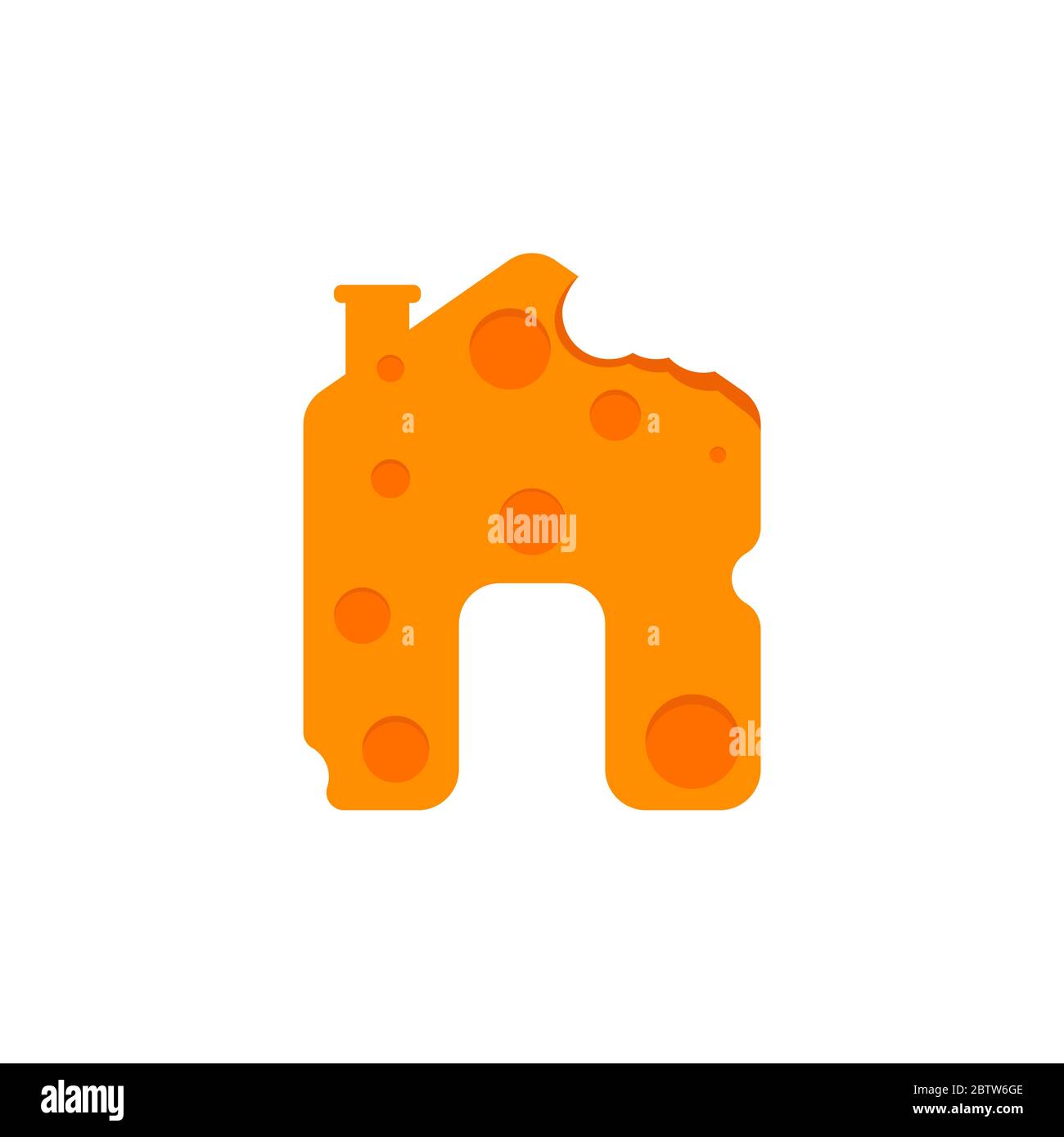 house cheese vector design template illustration Stock Vector