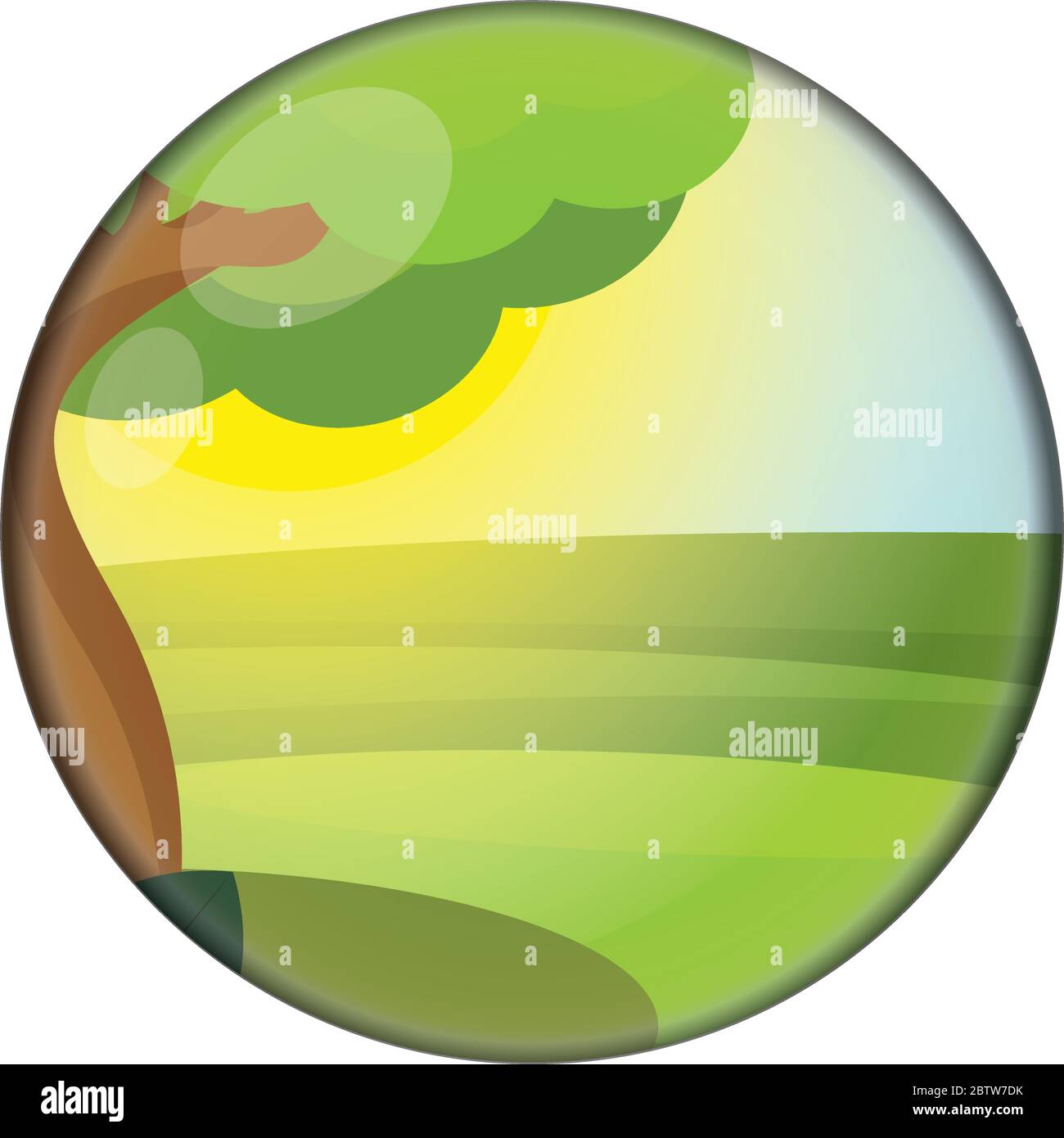 Summer landscape poster Stock Vector Image & Art - Alamy