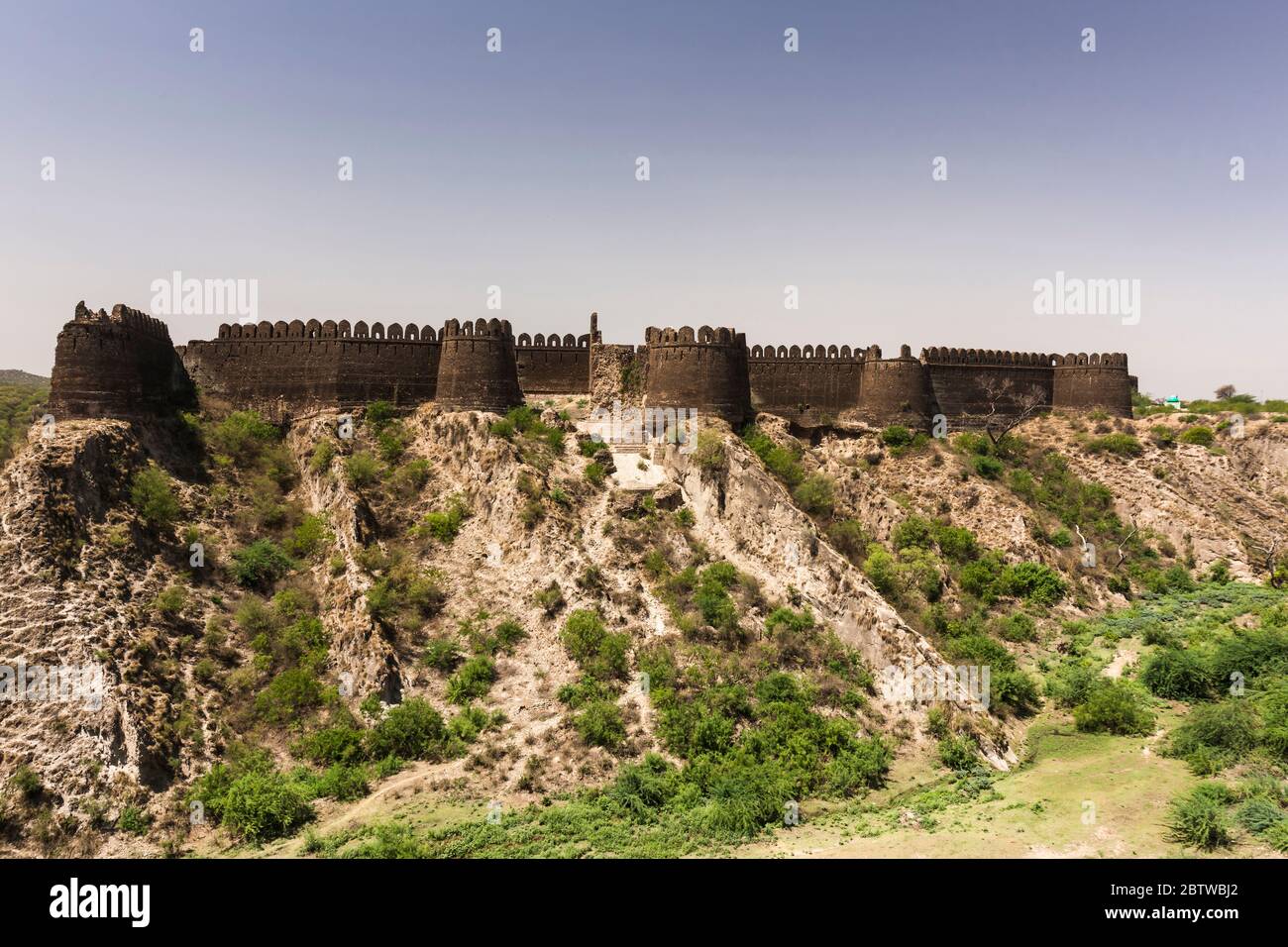 Rohtas Fort, Eastern walls, Jhelum District, Punjab Province, Pakistan, South Asia, Asia Stock Photo