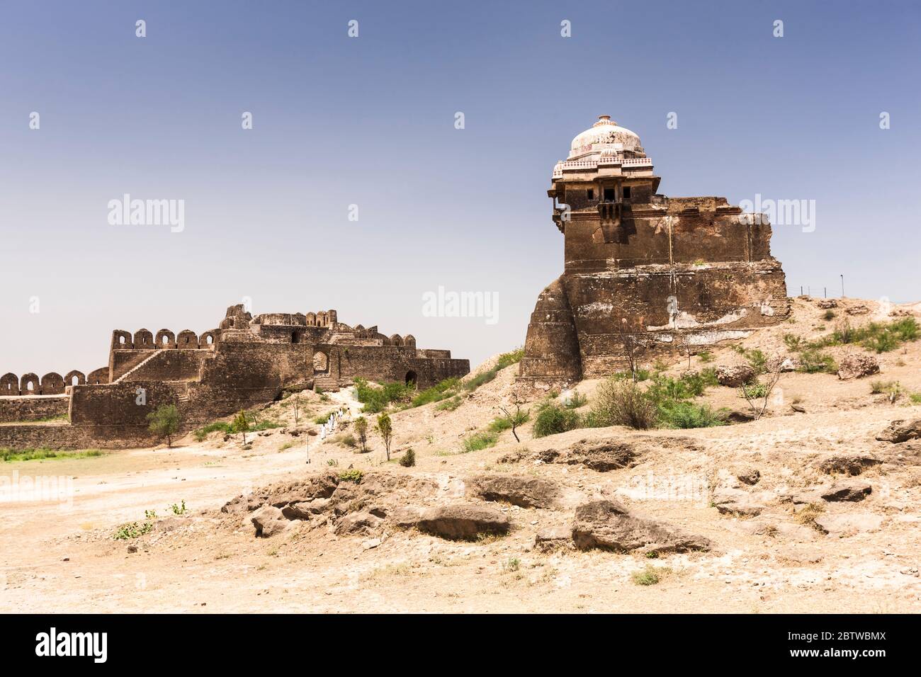 Rohtas Fort, Haveli Maan Singh, courtyard of city walls,  Jhelum District, Punjab Province, Pakistan, South Asia, Asia Stock Photo