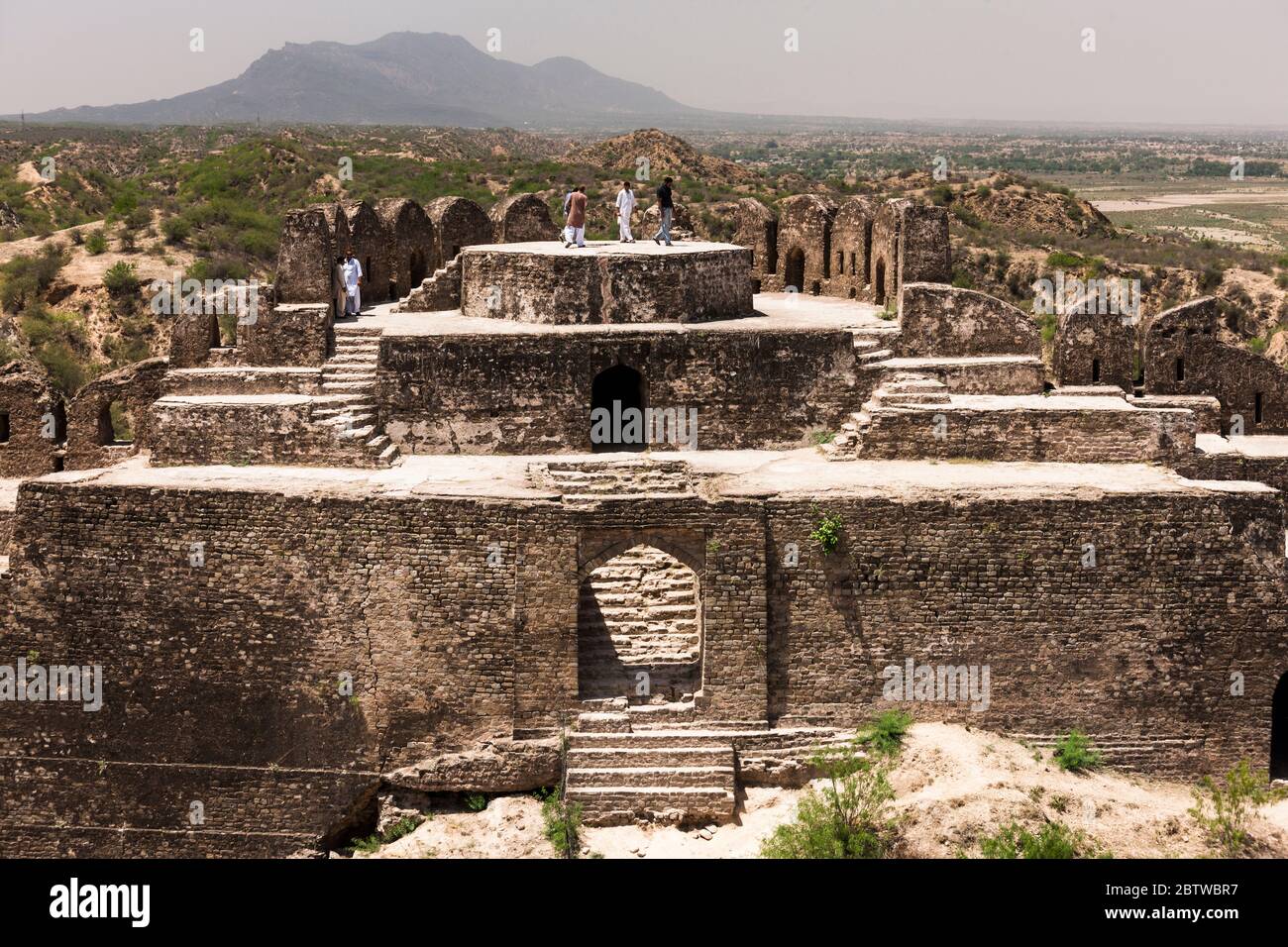 Rohtas Fort, Western ramparts, Jhelum District, Punjab Province, Pakistan, South Asia, Asia Stock Photo