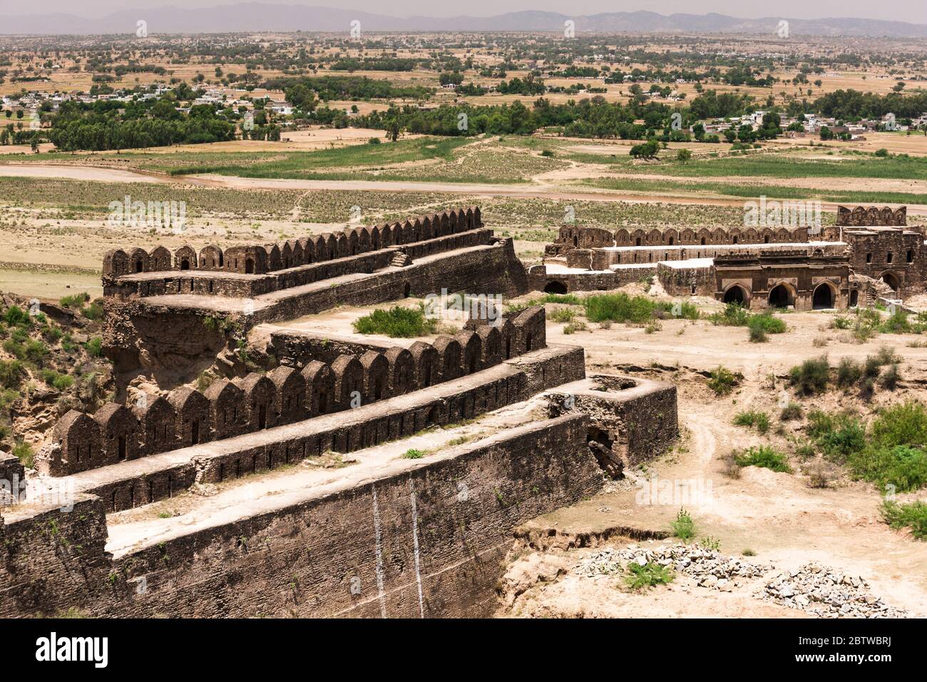 Rohtas Fort, Courtyard of Fort, Jhelum District, Punjab Province, Pakistan, South Asia, Asia Stock Photo