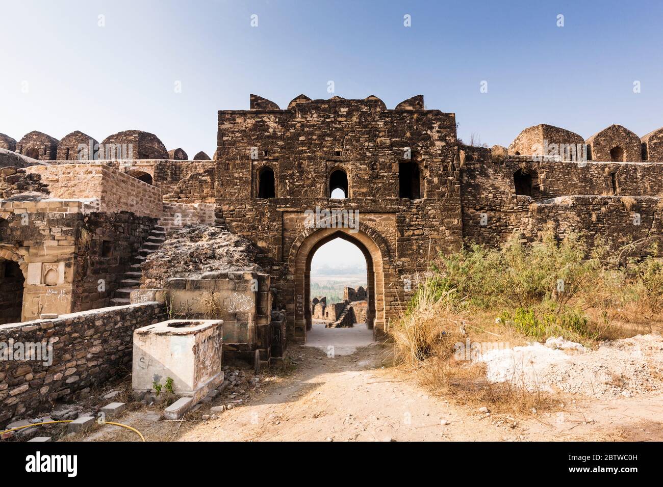 Rohtas Fort, Gate, Jhelum District, Punjab Province, Pakistan, South Asia, Asia Stock Photo