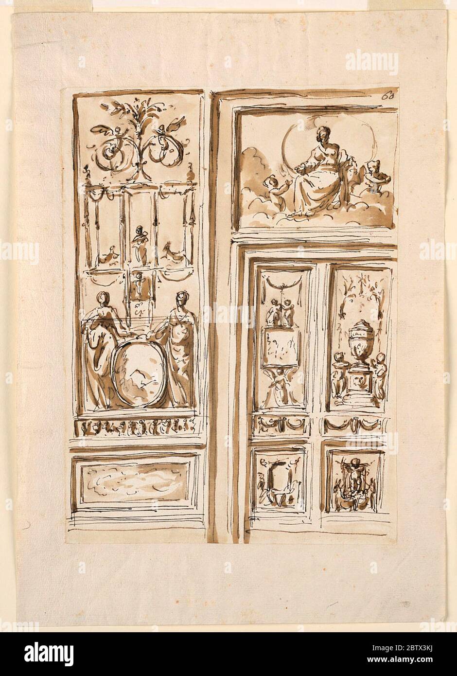 Overdoor Panel High Resolution Stock Photography And Images Alamy