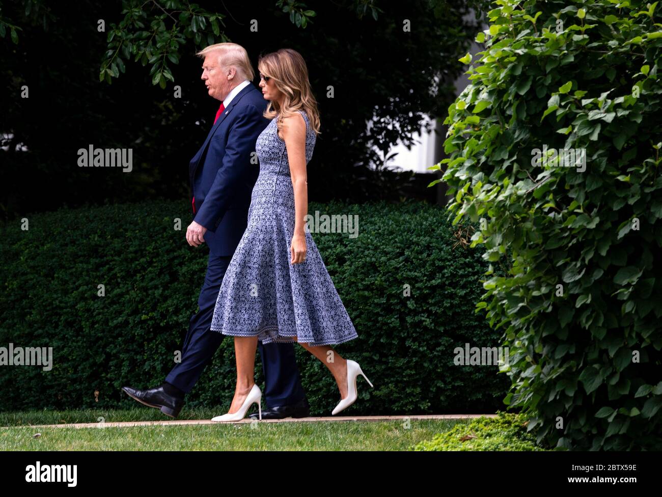 Donald trump melania at the kennedy center hi-res stock photography and ...