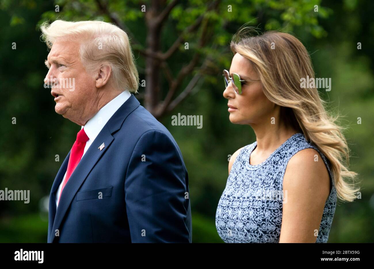 Donald trump melania at the kennedy center hi-res stock photography and ...