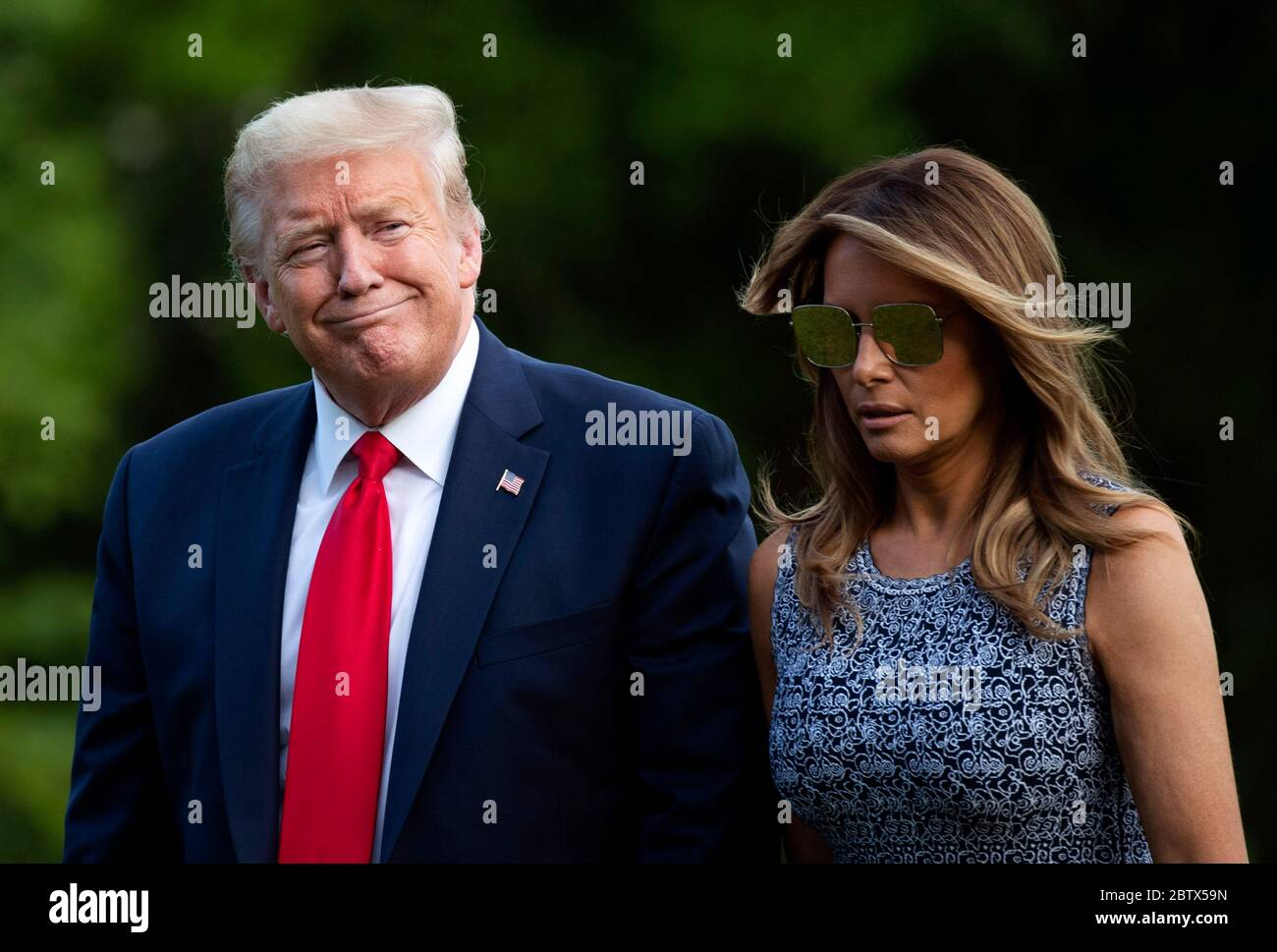Donald trump melania at the kennedy center hi-res stock photography and ...