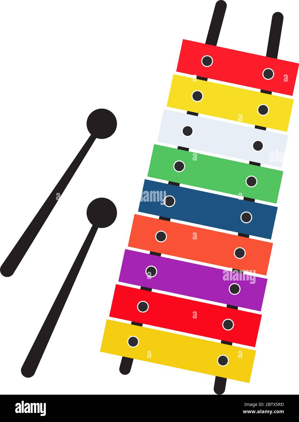 Xylophone graphic design template vector isolated Stock Vector Image & Art Alamy