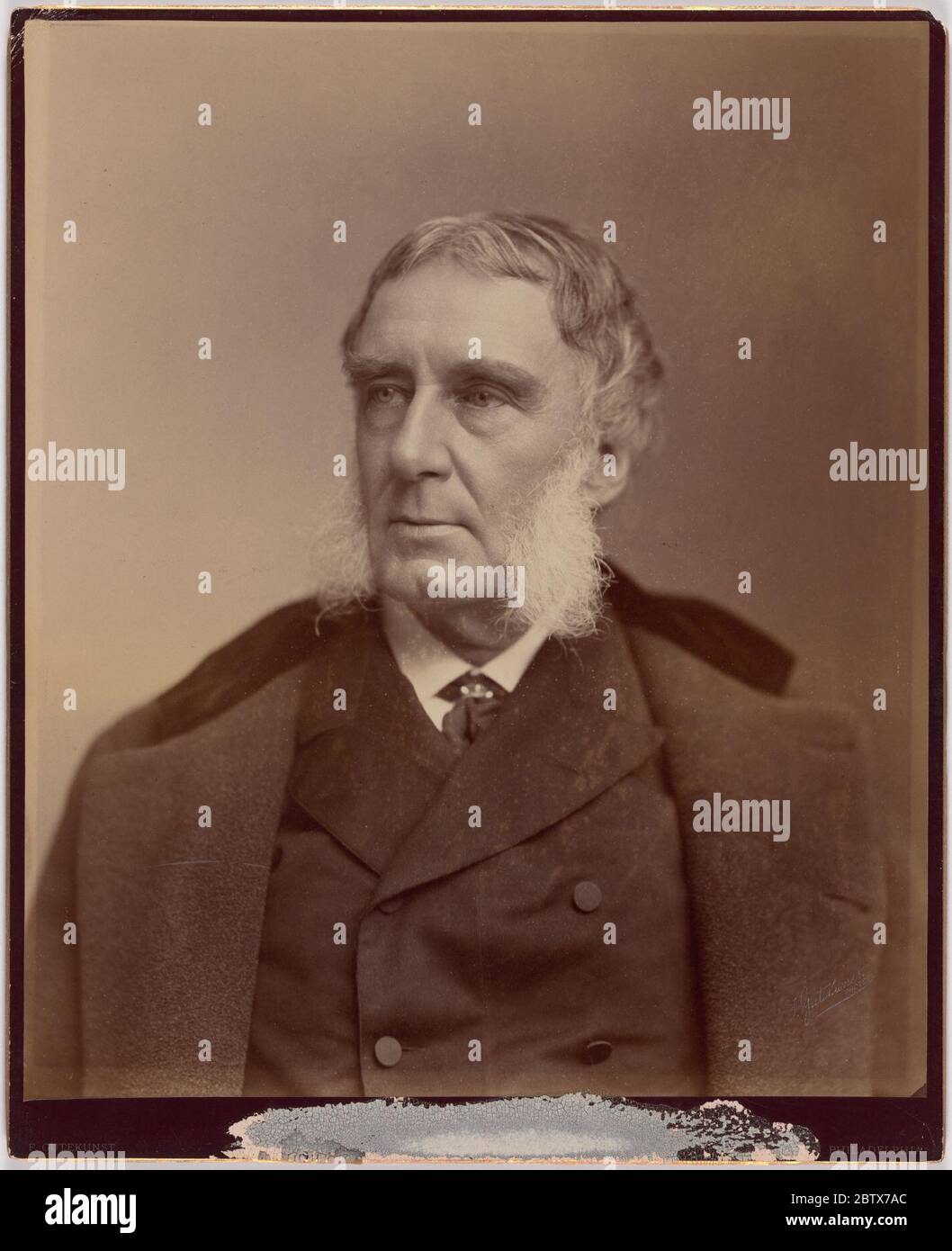 George William Curtis. Stock Photo