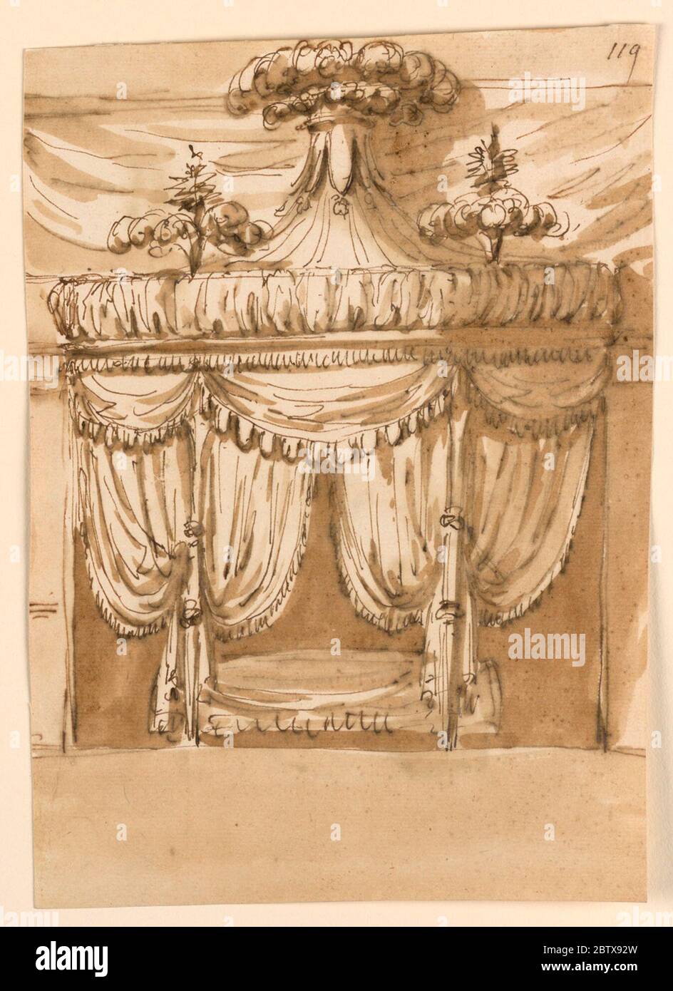 Elevation of a Bed Alcove. Research in ProgressElevation of a Bed ...