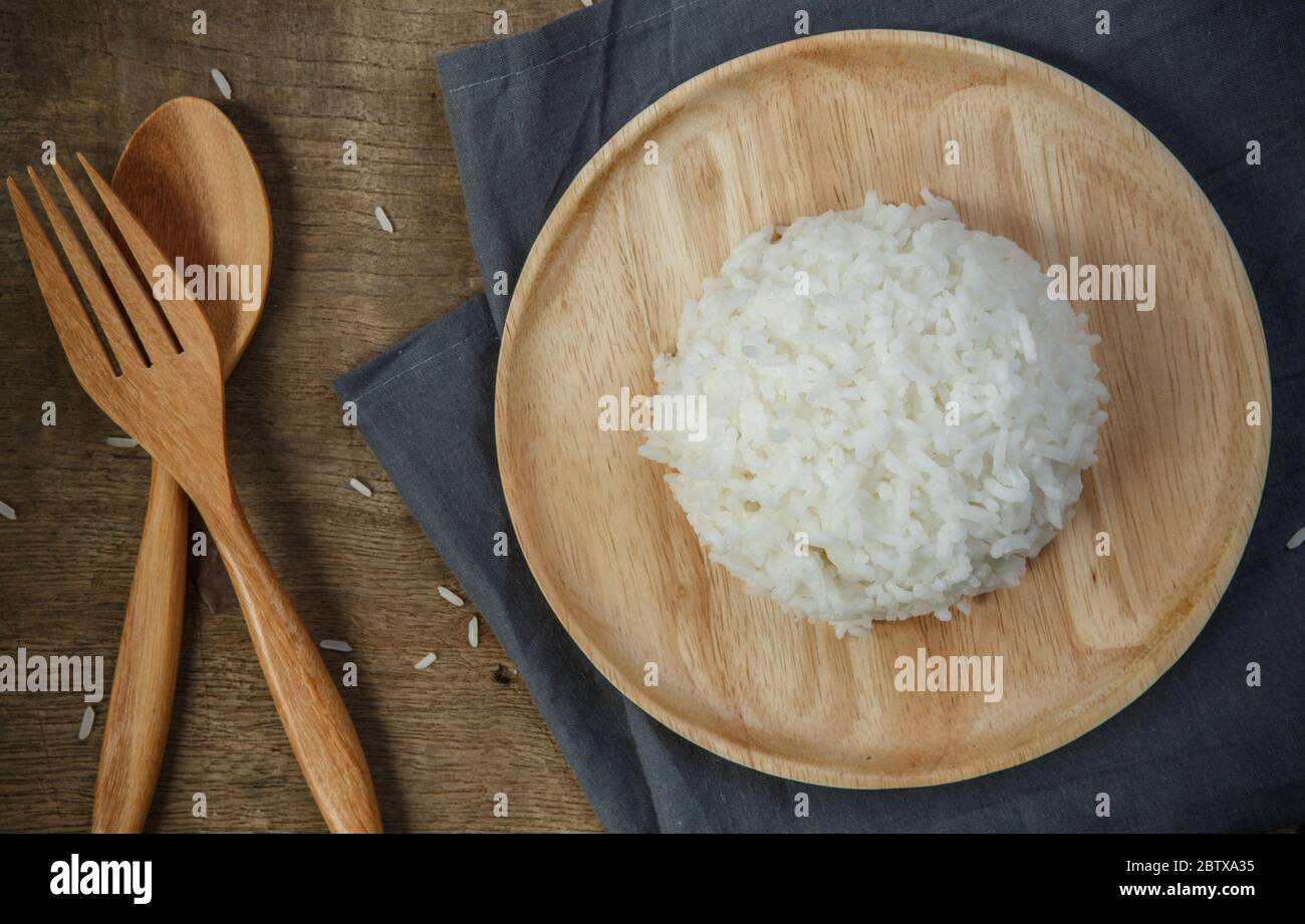Table Cooked Rice Japanese eating at a long table hi-res stock photography and images - Alamy