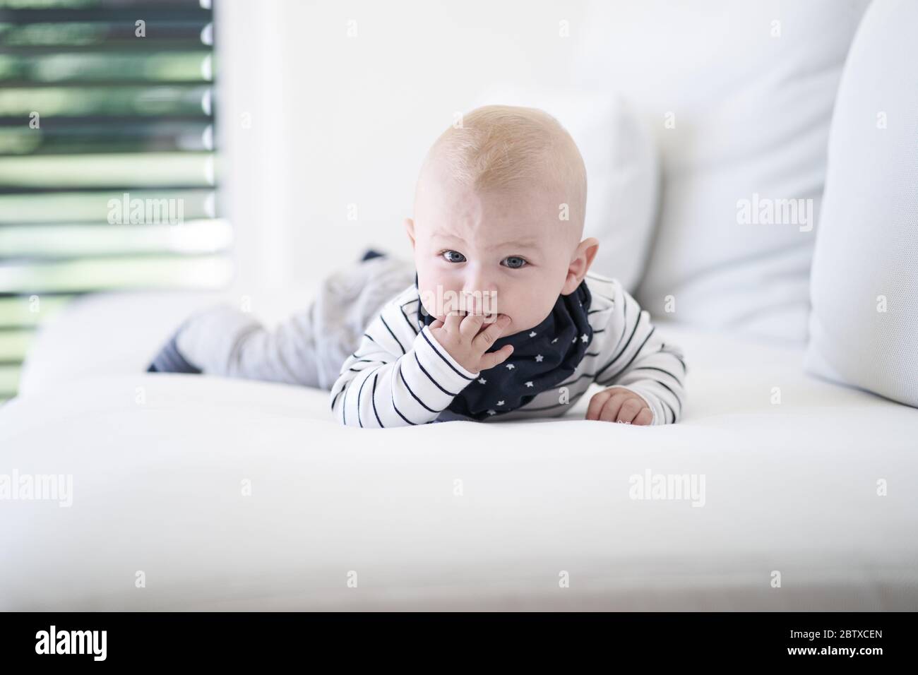 Marktoberdorf, Germany, 27th May 2020 Photoshooting Baby LUCA  © Peter Schatz / Alamy Stock Photos  MR=Yes, model released Stock Photo