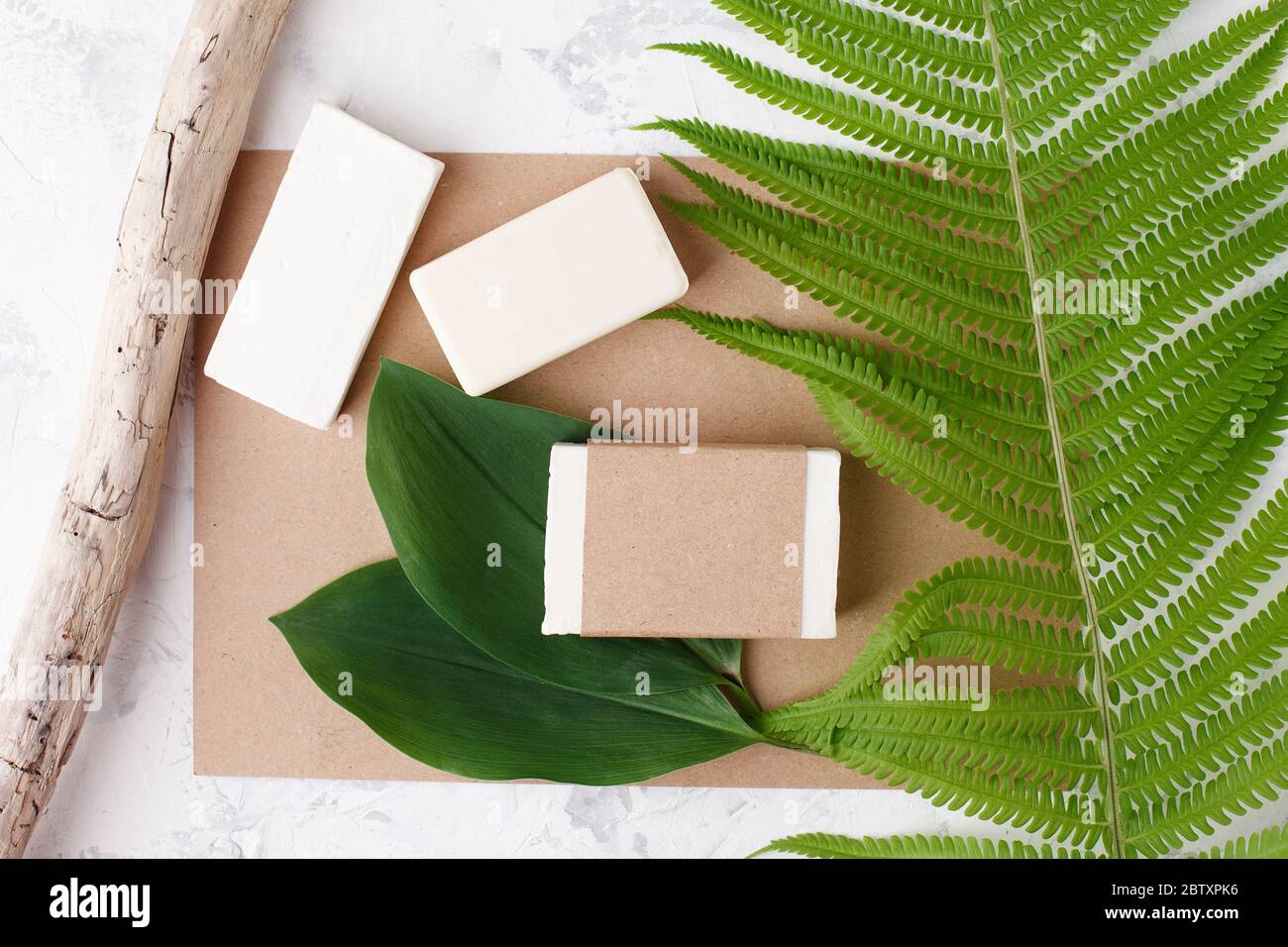 Eco Natural Coconut Soap Or Shampoo Bars Flat Lay On Tropical Background Sustainable Lifestyle Concept Zero Waste Plastic Free Stop Plastic Pollut Stock Photo Alamy
