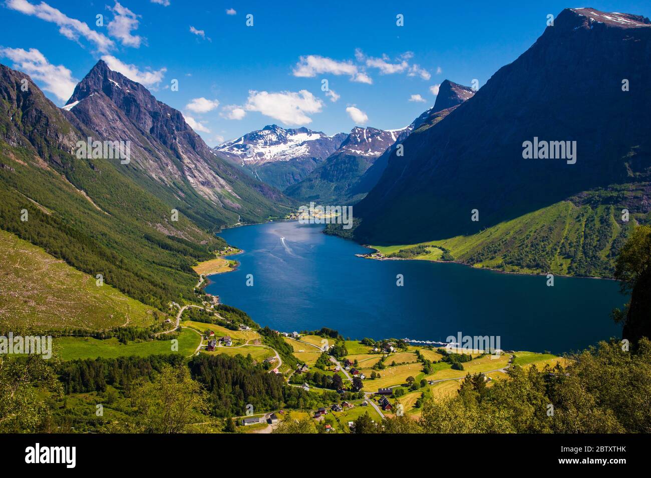 Trandal Norway fjords summer hi-res stock photography and images - Alamy