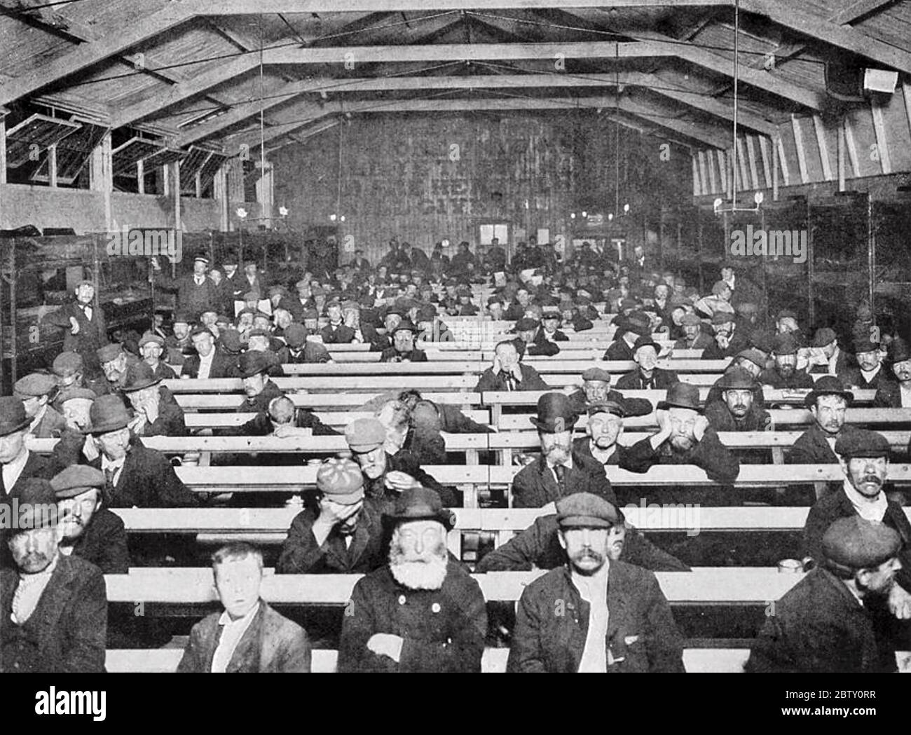SALVATION ARMY SHELTER, London, about  1905 Stock Photo