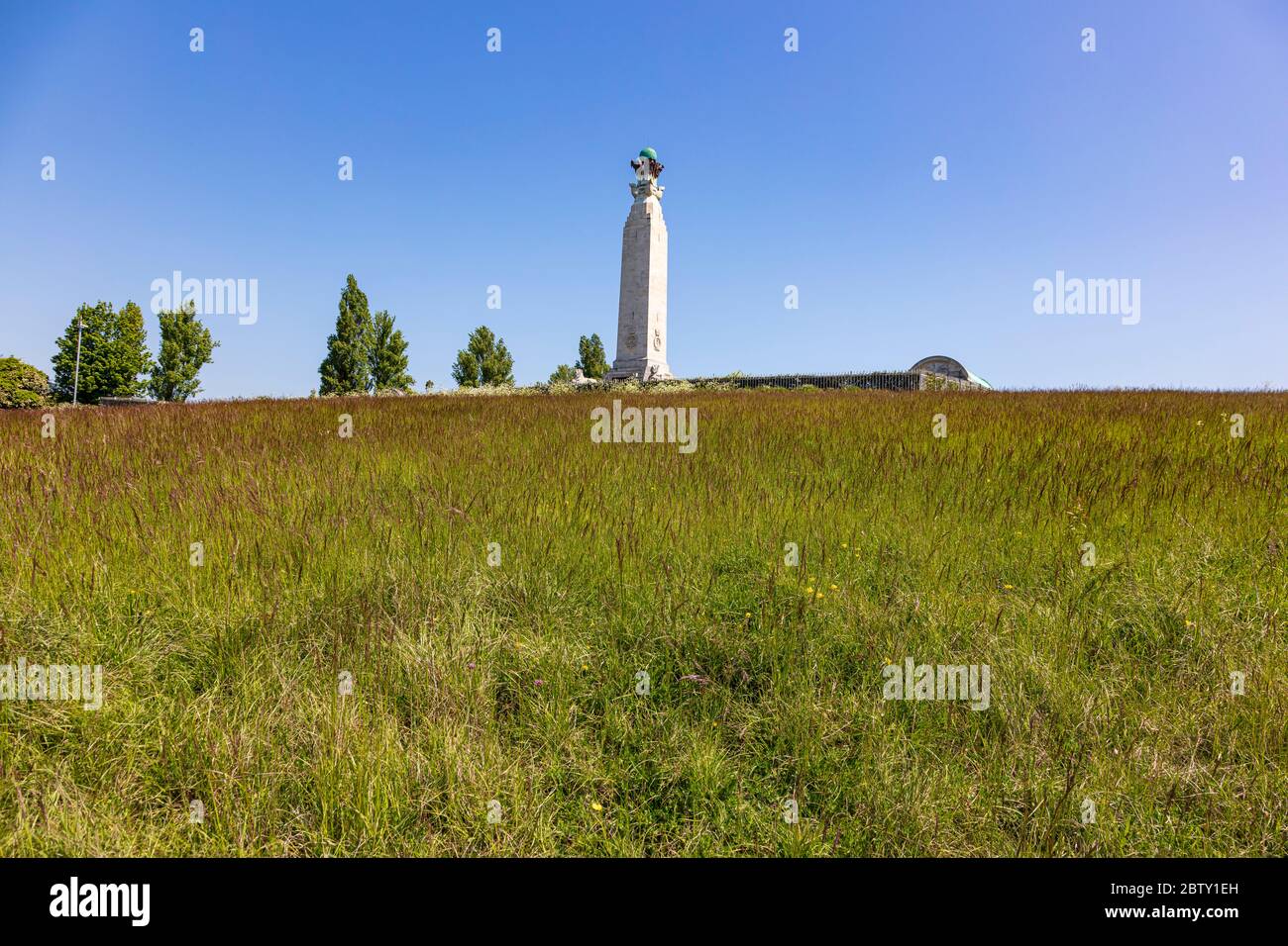Chatham Naval Memorial on the Great Lines Heritage Park between Chatham