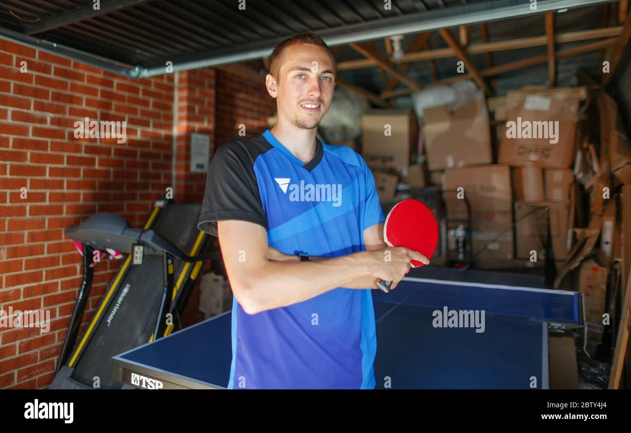 Great Britain's and Team GB Table Tennis player Liam Pitchford