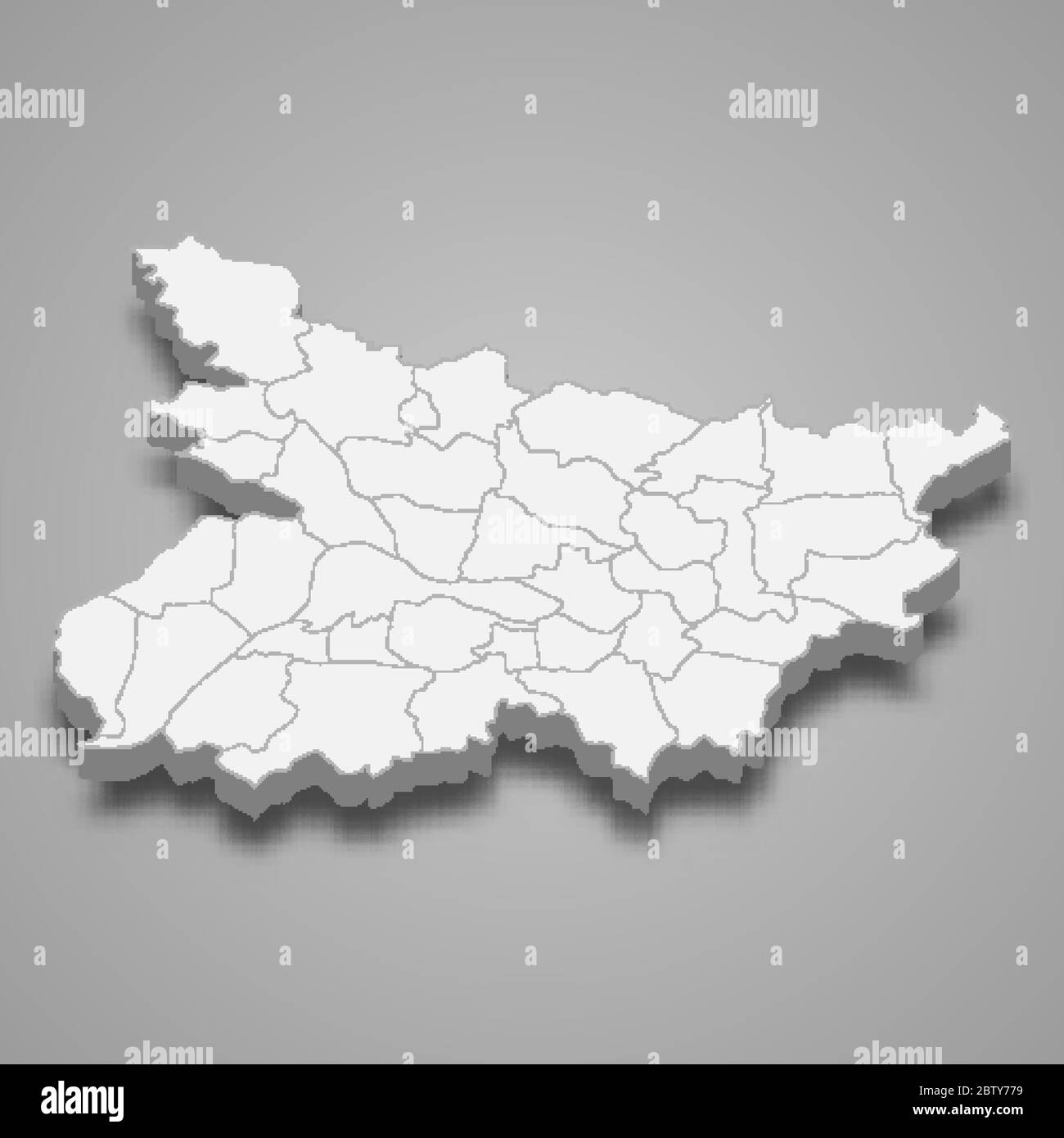 Bihar map hires stock photography and images Alamy