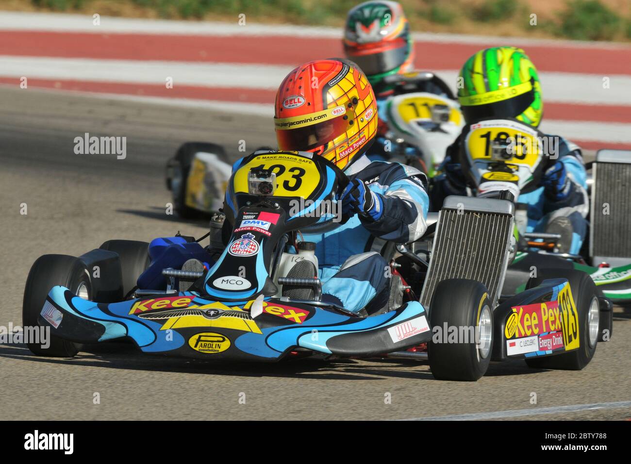 Charles Leclerc karting career Stock Photo - Alamy