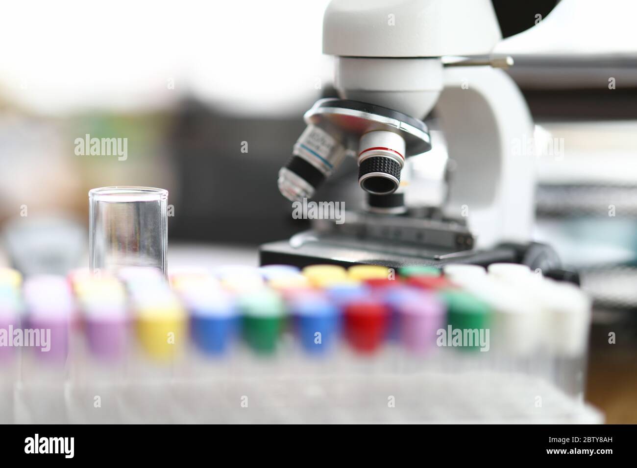 Equipment for science test Stock Photo