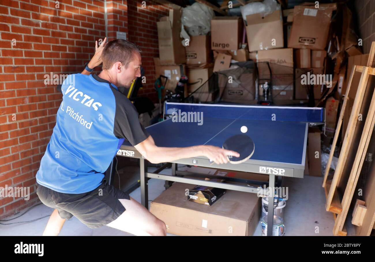 Great Britain's and Team GB Table Tennis player Liam Pitchford