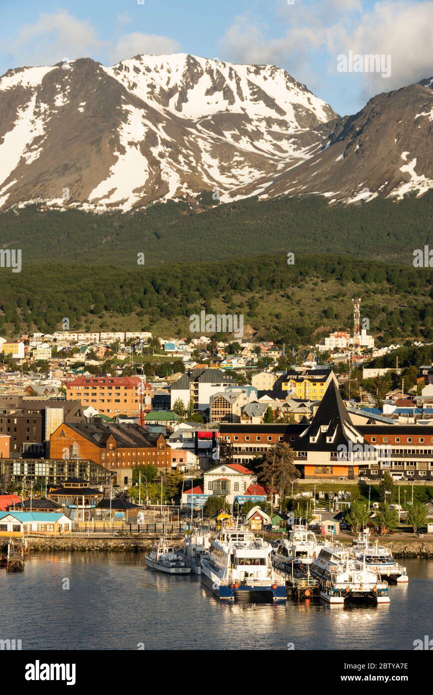 Ushuaia, Tierra del Fuego, Argentina, South America Stock Photo