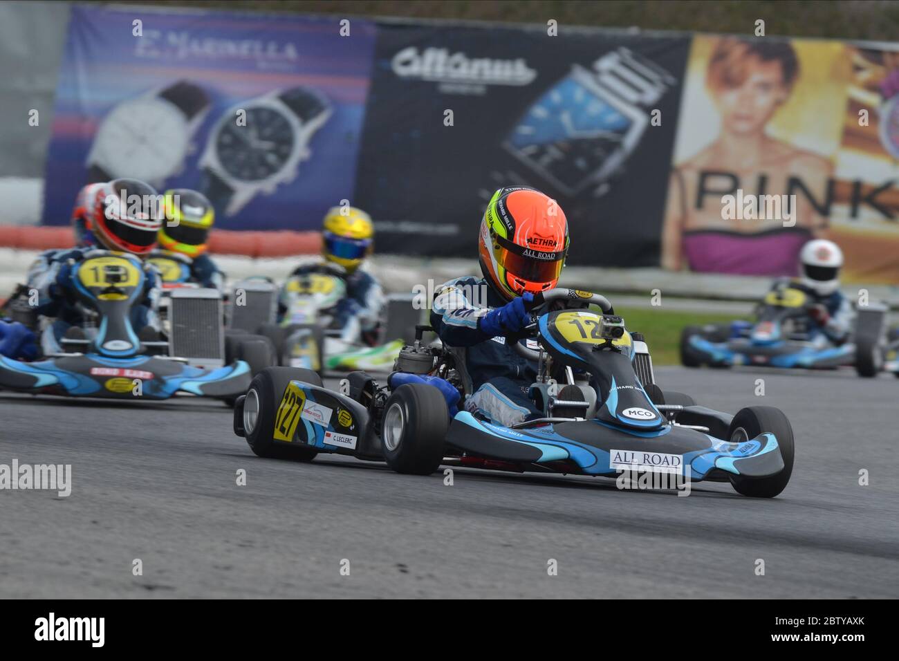 Charles Leclerc karting career 2011 Stock Photo - Alamy