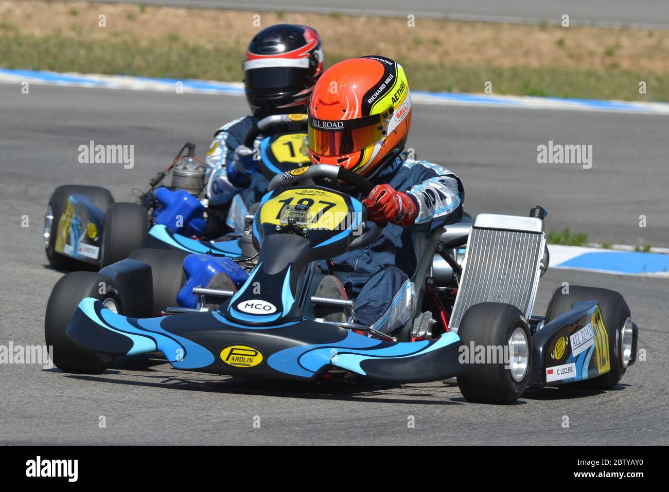 Charles Leclerc karting career 2011 Stock Photo - Alamy