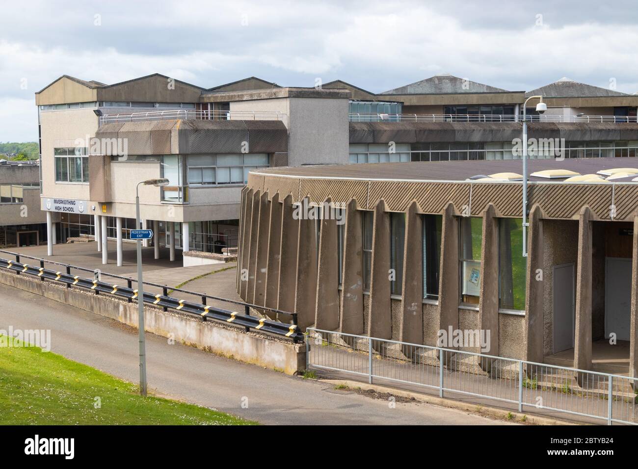 Inverkeithing High School is a secondary school in Inverkeithing Fife Scotland Stock Photo