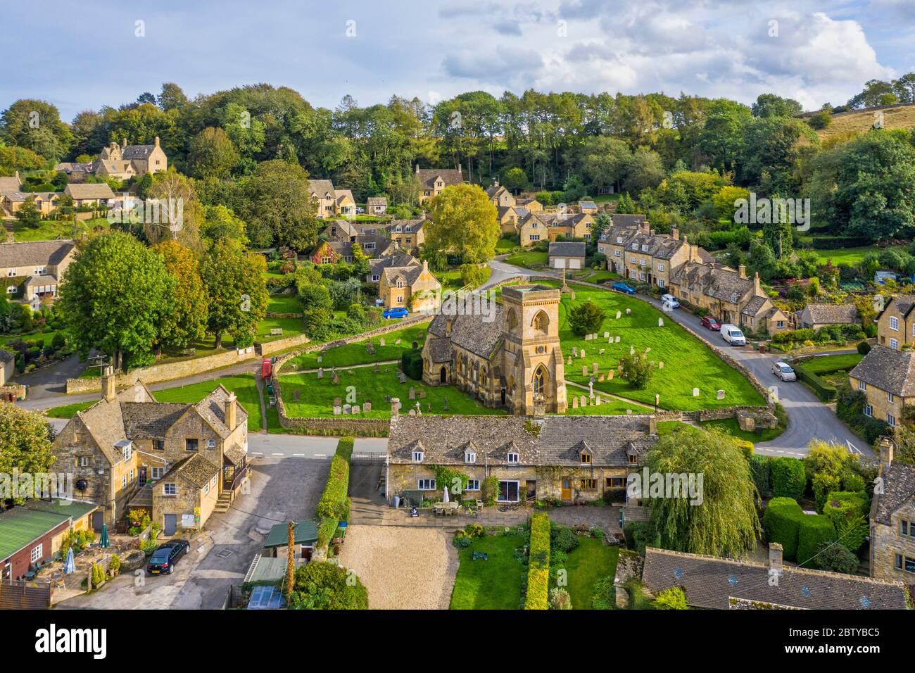 Cotswolds village of Snowshill, Gloucestershire, England, United Kingdom, Europe Stock Photo