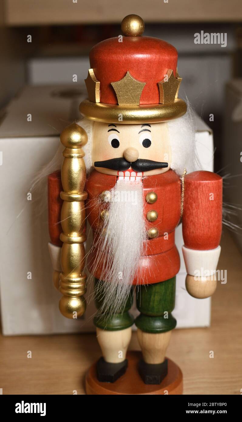 Army of Nutcrackers for sale during Christmas festival fair in Vienna